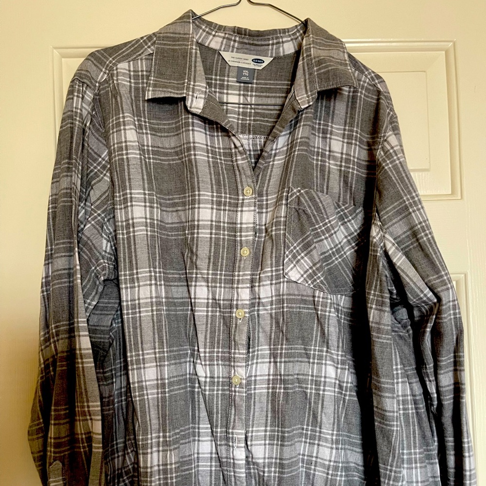 Old Navy Women plad flannel shirt